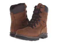 Fashionable Wolverine Platform Boots for Men - Marauder Multishox Waterproof 8 Lace Up - Brown Online